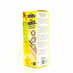 GENERAL FORCE disc force - 10x Bodový WC blok Lemon 60 ml